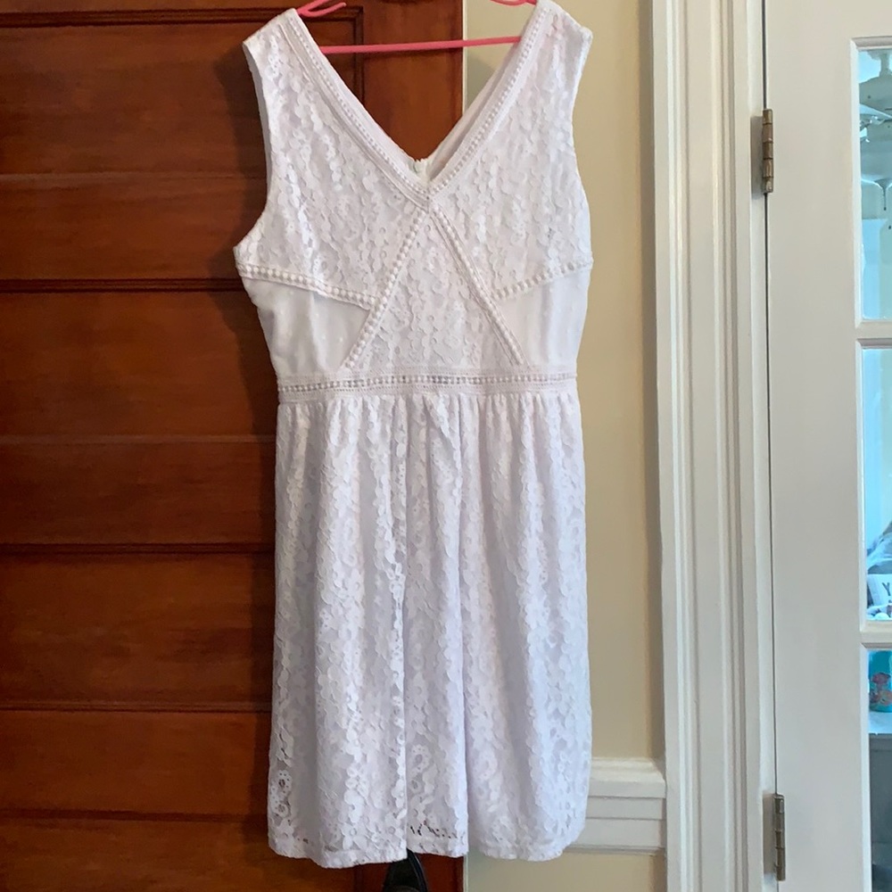 Francesca’s white lace dress new with tags